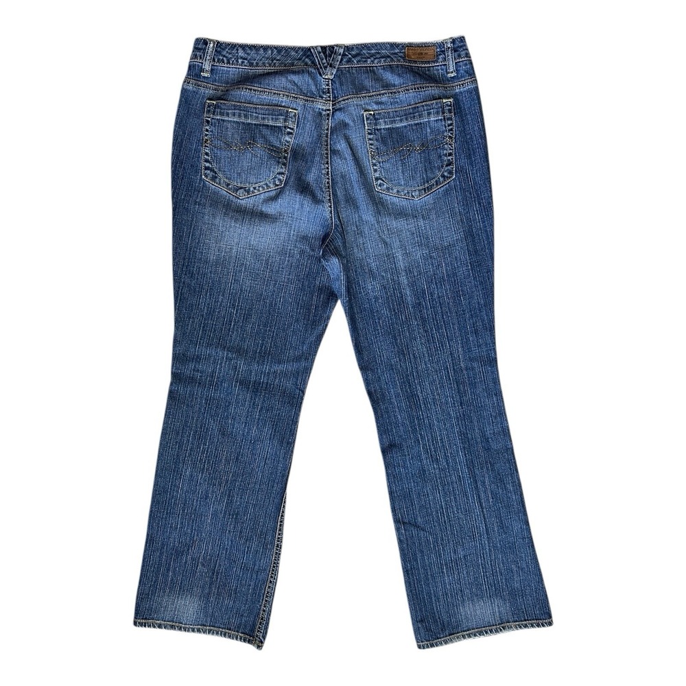 TOMMY HILFIGER American Hope Bootcut Jeans sz 12 High Rise Denim Y2K Classic - Picture 3 of 8